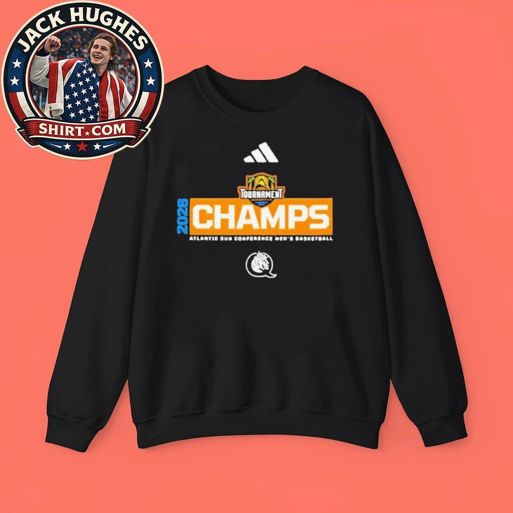 Official Atlantic Sun Conference Men #8217 S Basketball 2026 Tournament Champs Shirt