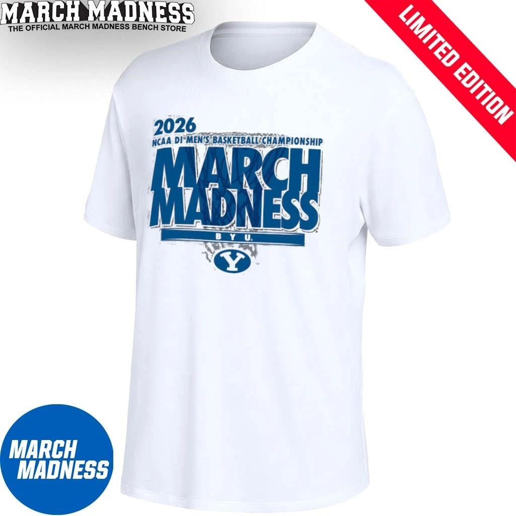 Official BYU Men’s Basketball Single Team NCAA March Madness Shirt