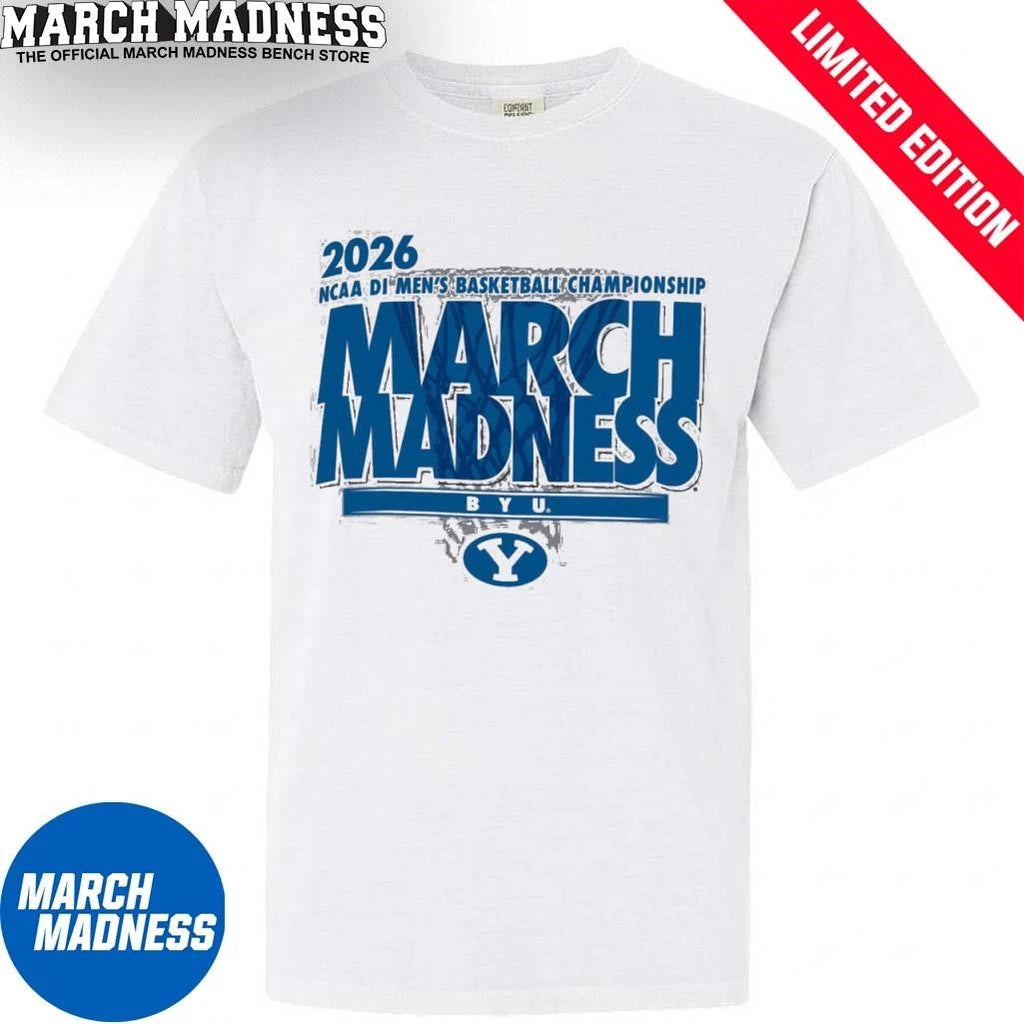 Official BYU Men’s Basketball Single Team NCAA March Madness Shirt