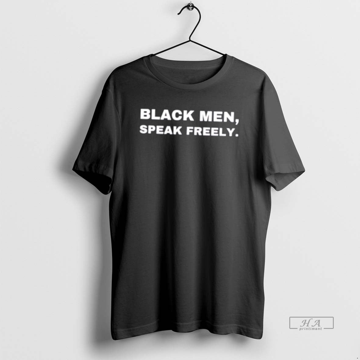 Official Black Men Speak Freely Text Tee Hoodie, Sweatshirt | HypeCrazeTee.com