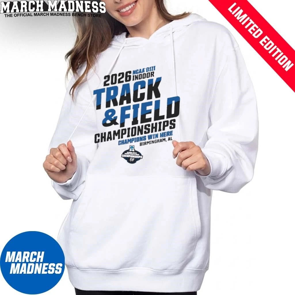 Official Champions Win Here NCAA DIII Indoor Track &amp; Field Final Shirt