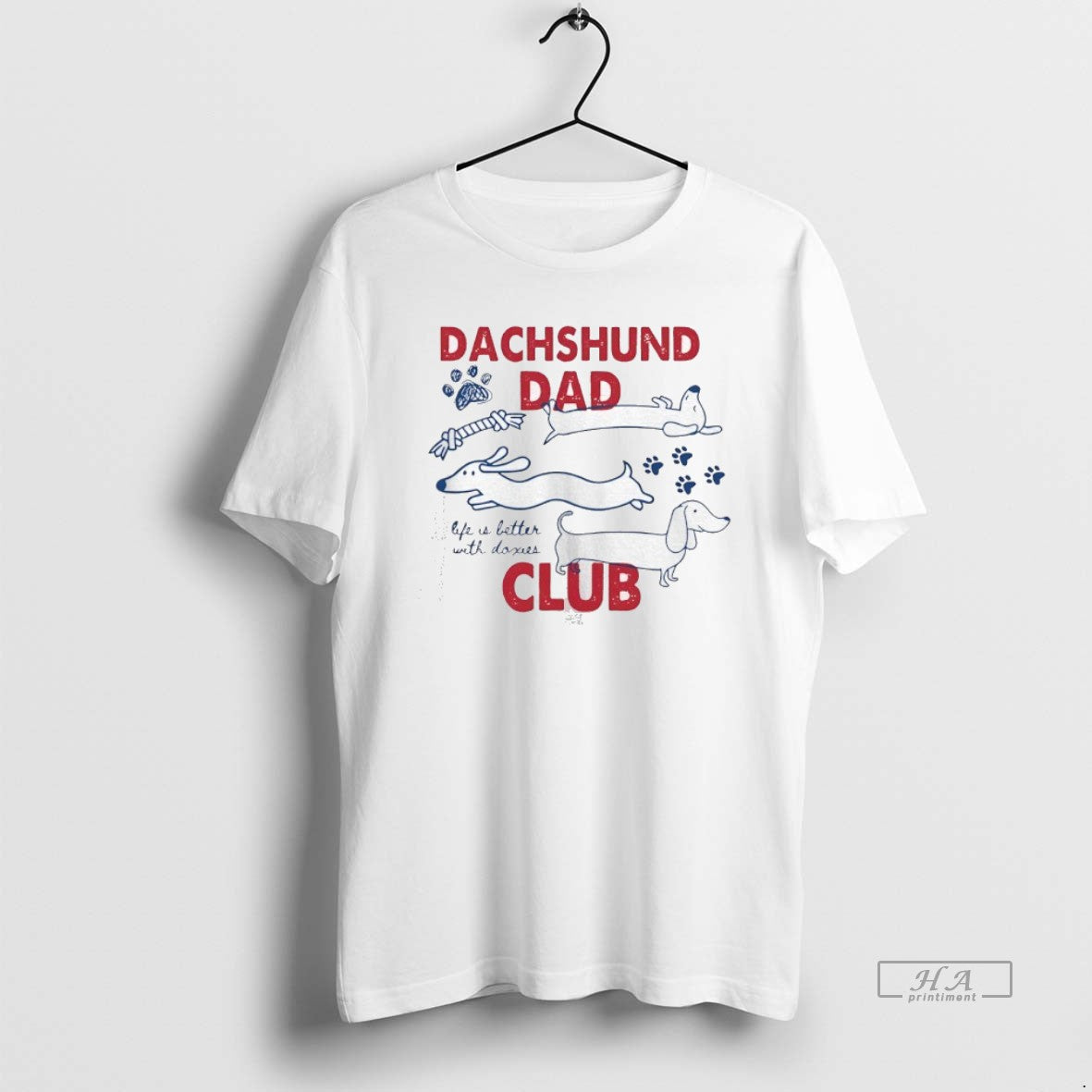 Official Dachshund Dad Club Life Is Better With Doxies T-Shirts, Hoodie, Sweatshirt | HypeCrazeTee.com