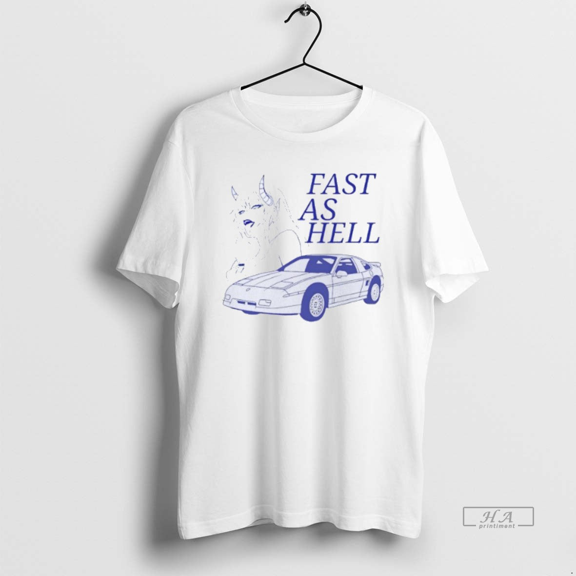 Official Demon Girl And Car Anime Fast As Hell T-Shirts, Hoodie, Sweatshirt | HypeCrazeTee.com