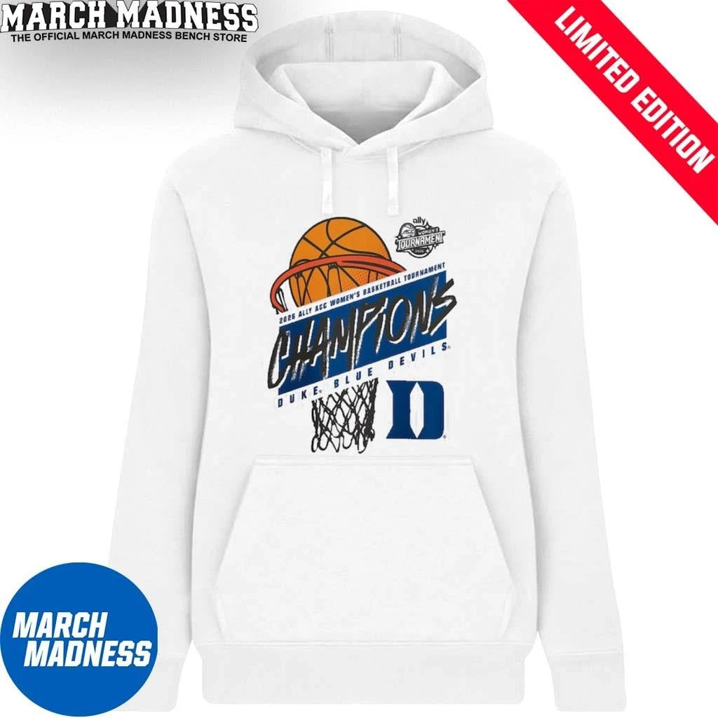 Official Duke Women’s Basketball 2026 Ally ACC Tournament Champions T-Shirt