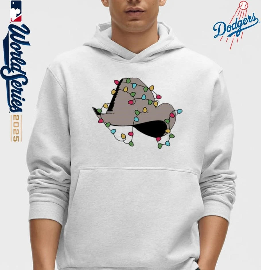 Official Dwight Yoakam Christmas Light Hat Shirt