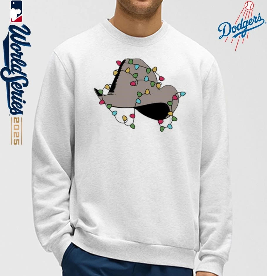 Official Dwight Yoakam Christmas Light Hat Shirt
