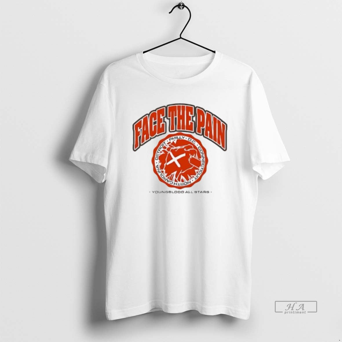 Official Face The Pain Philly Dc Youngblood All Stars T-Shirts, Hoodie, Sweatshirt | HypeCrazeTee.com