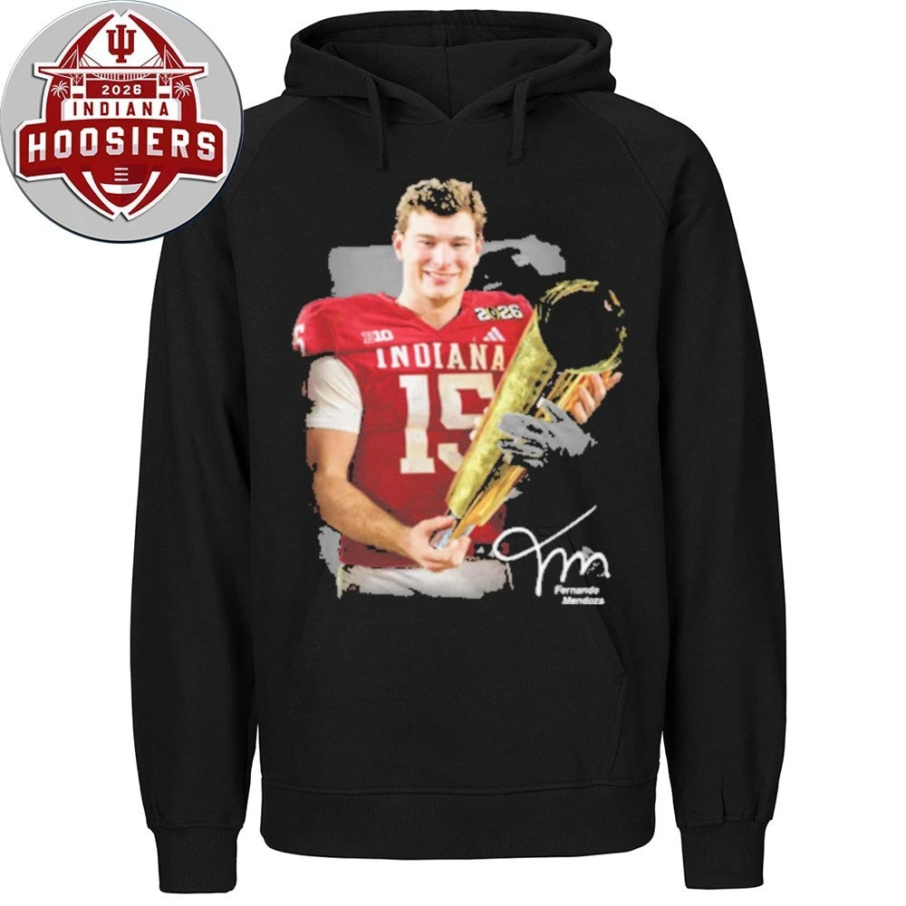 Official Fernando Mendoza Signature Cup 2026 Hoodie Shirt