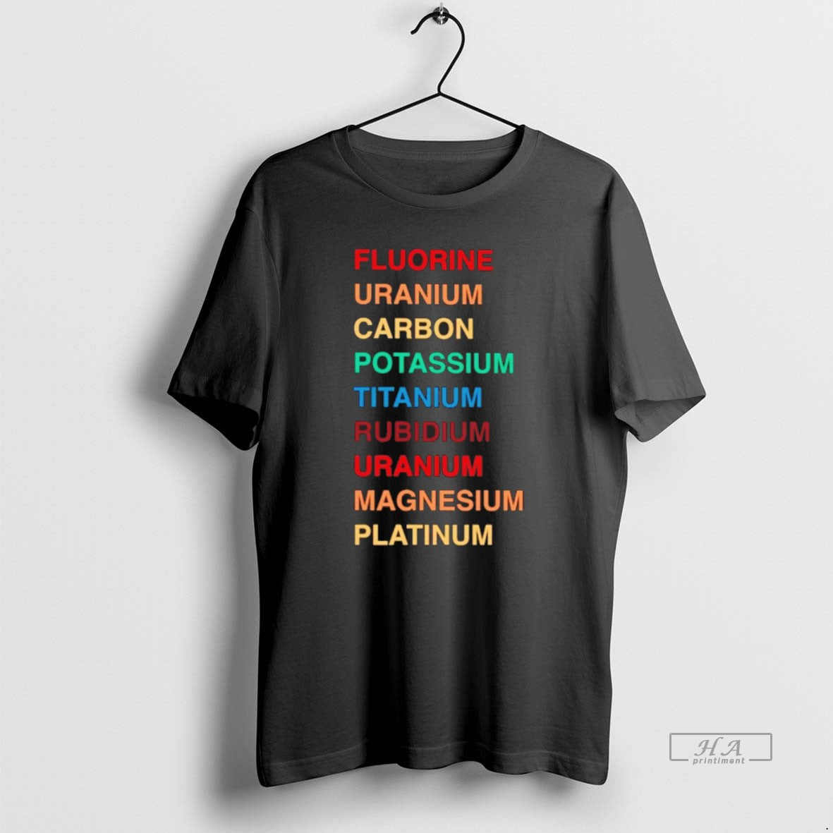 Official Fluorine Uranium Carbon Potassium Titanium T-Shirts, Hoodie, Sweatshirt | HypeCrazeTee.com