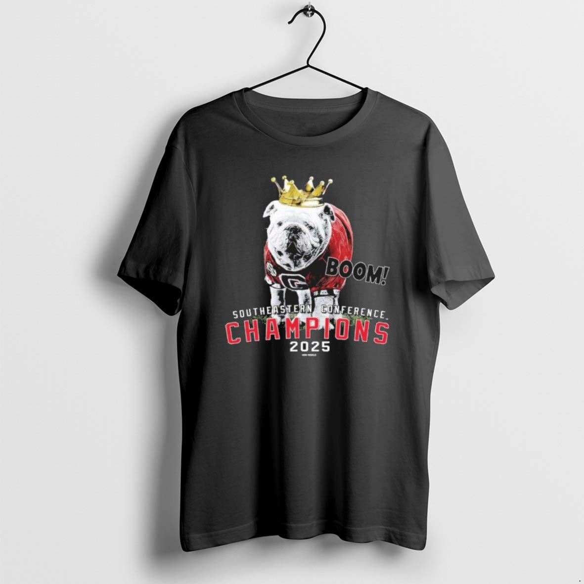 Official Georgia Bulldogs 2025 Sec Conference Champions Mascot Crown T-Shirts, Hoodie, Sweatshirt | HypeCrazeTee.com