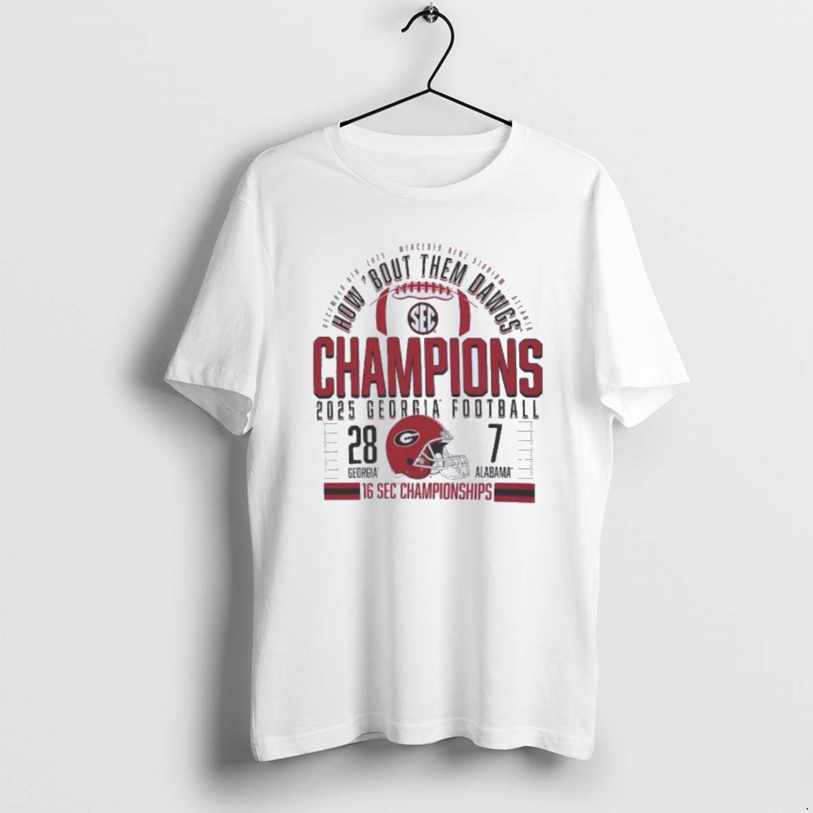 Official Georgia Bulldogs Sec Football Champions 16 Sec Championship T-Shirts, Hoodie, Sweatshirt | HypeCrazeTee.com