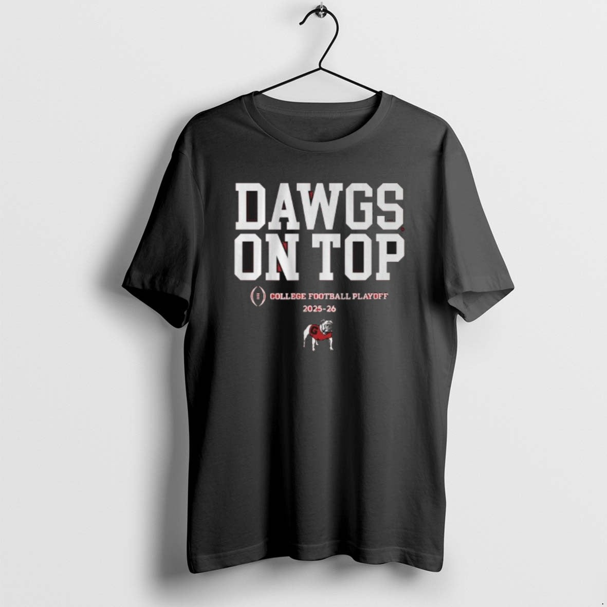 Official Georgia Football 2025 Cfp Dawgs On Top Slogan T-Shirts, Hoodie, Sweatshirt | HypeCrazeTee.com