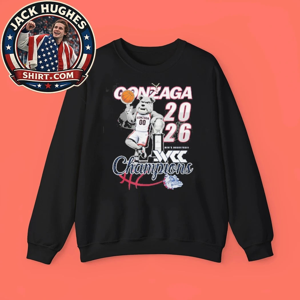 Official Gonzaga Bulldogs Wcc Men #8217 S Basketball Champions 2026 Shirt