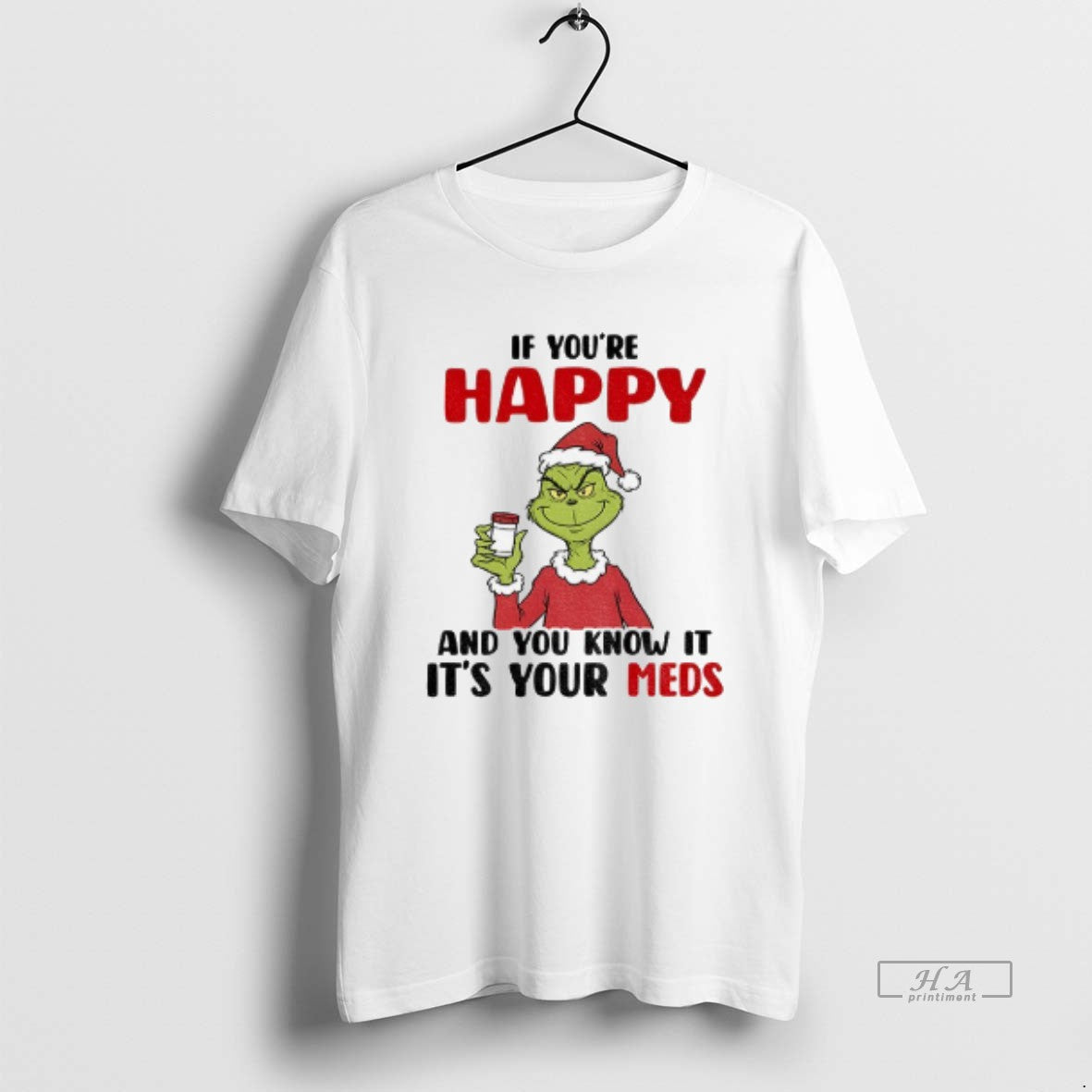 Official Grinch Santa Im A Cranky Old Lady If You Dont Want A Sarcastic Answer T-Shirts, Hoodie, Sweatshirt