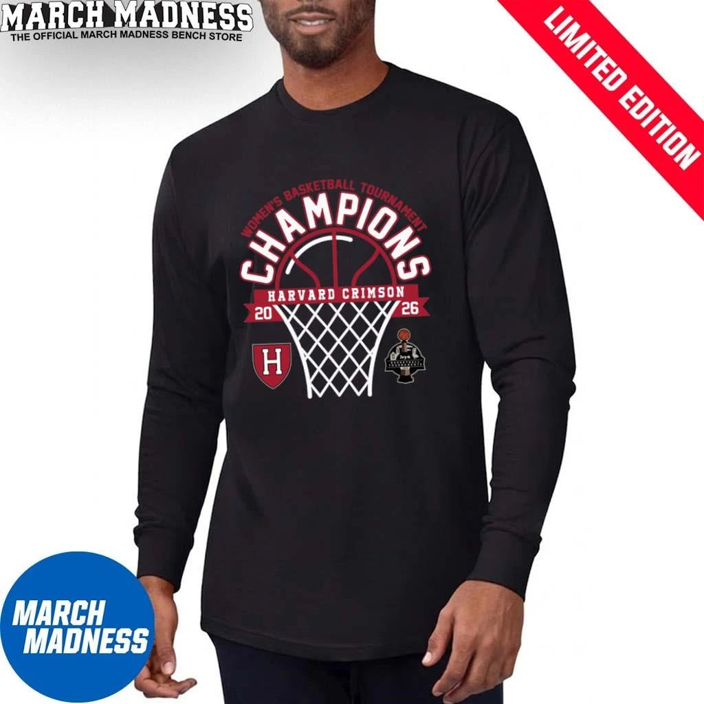 Official Harvard Crimson 2026 Ivy League Women’s Basketball Tournament Champions Shirt