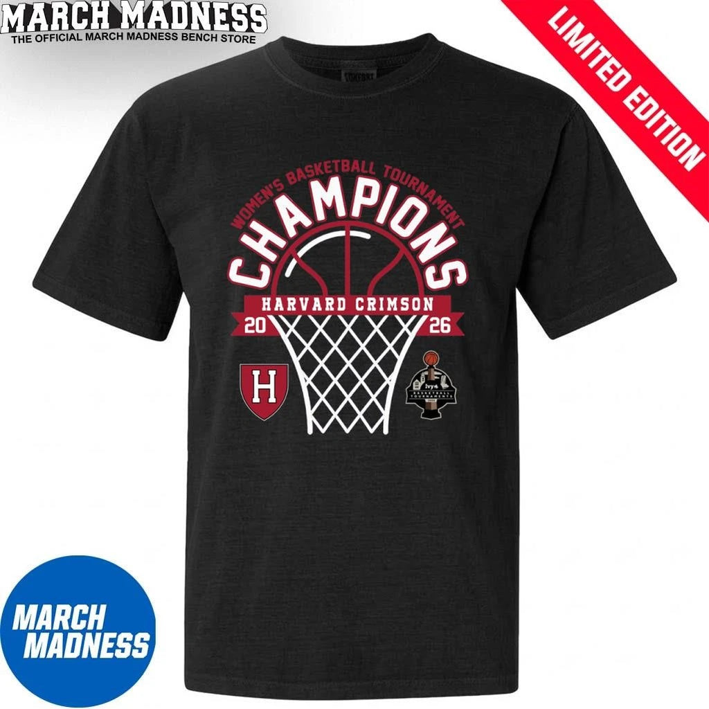 Official Harvard Crimson 2026 Ivy League Women’s Basketball Tournament Champions Shirt