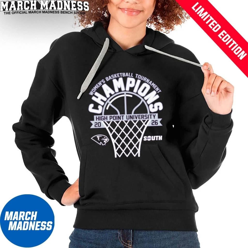 Official High Point Women’s Basketball Big South Tournament Champions T-Shirt