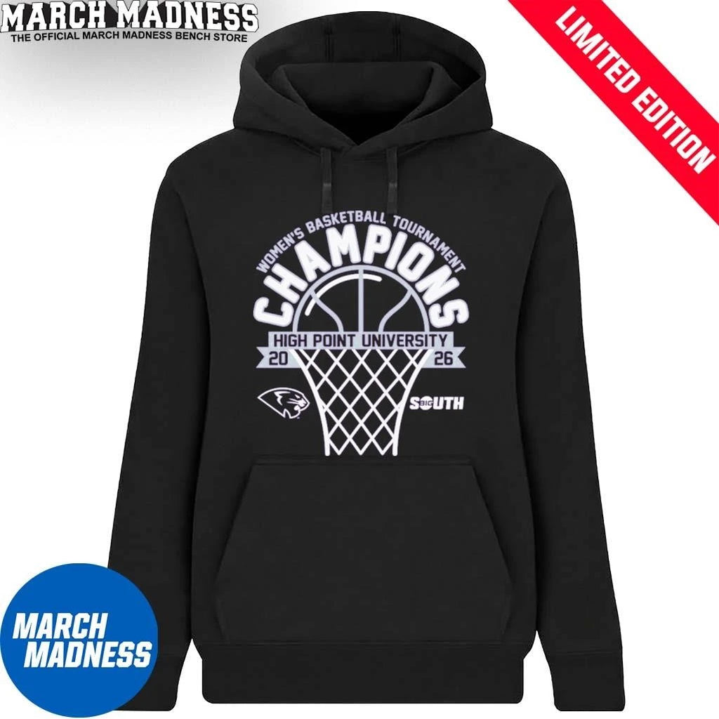 Official High Point Women’s Basketball Big South Tournament Champions T-Shirt