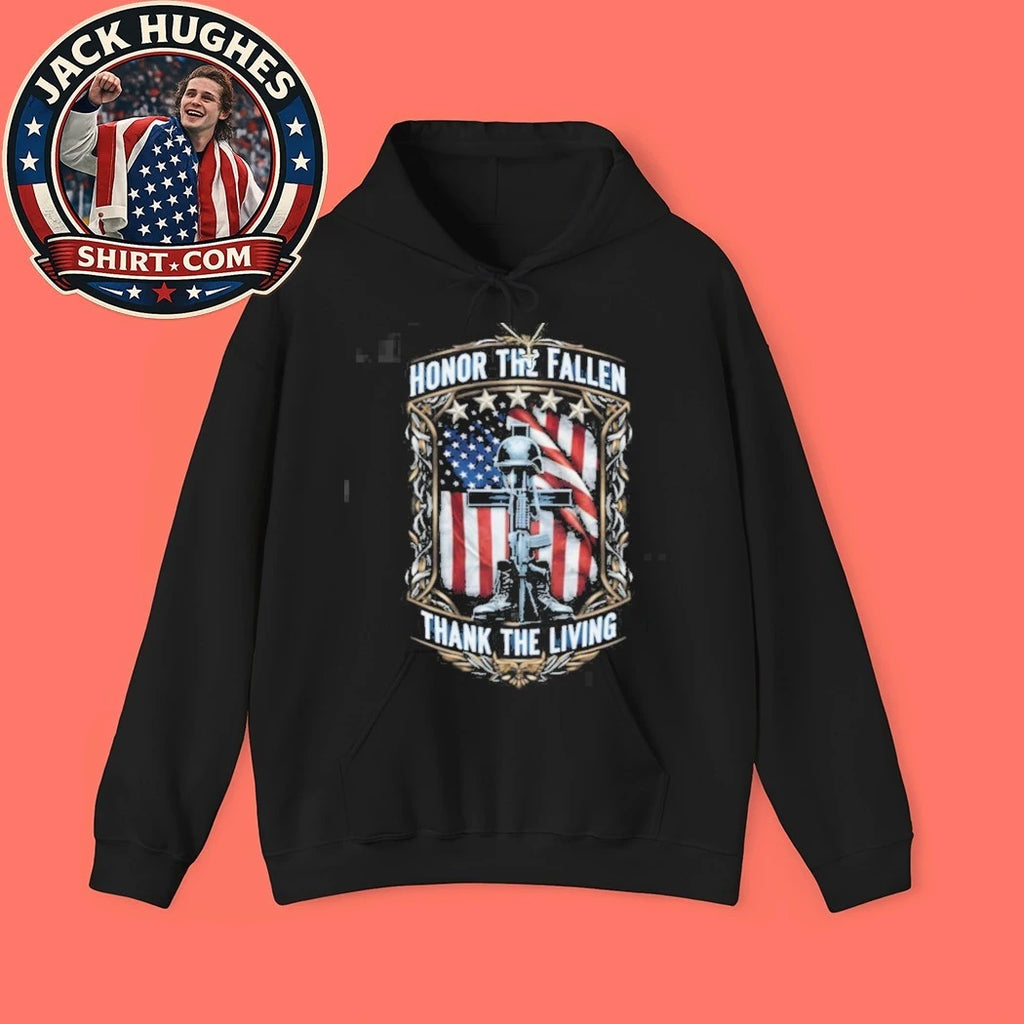 Official Honor The Fallen Thank The Living Military Remembrance Shirt