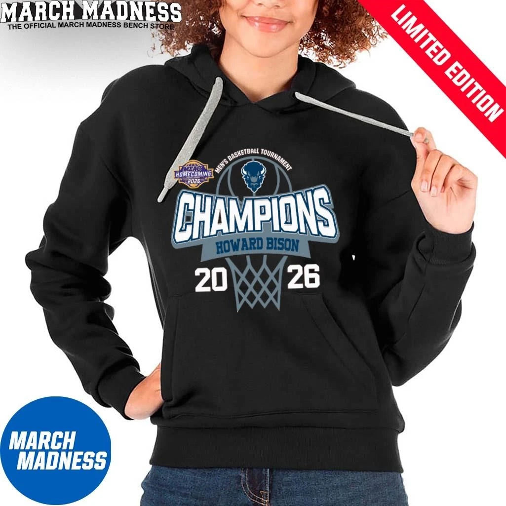 Official Howard Bison 2026 MEAC Men’s Basketball Tournament Champions Shirt