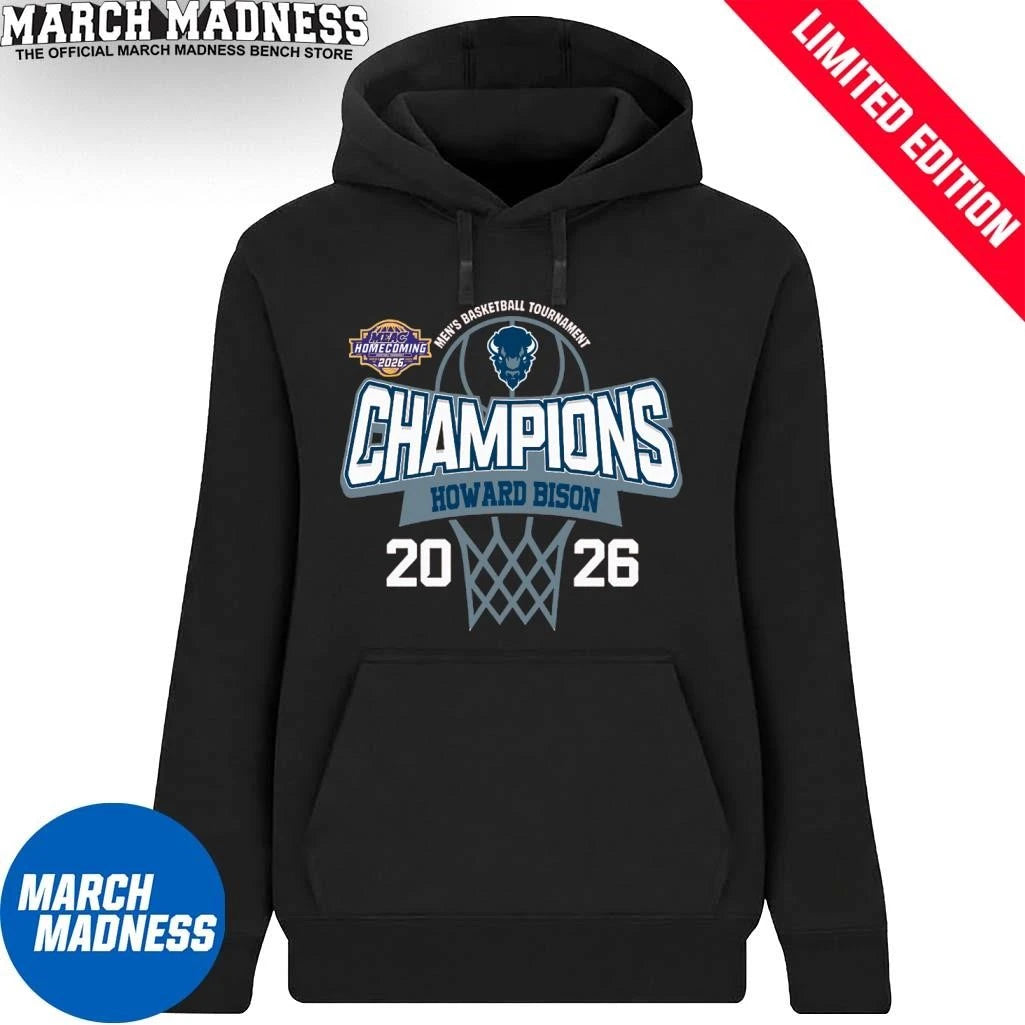 Official Howard Bison 2026 MEAC Men’s Basketball Tournament Champions Shirt