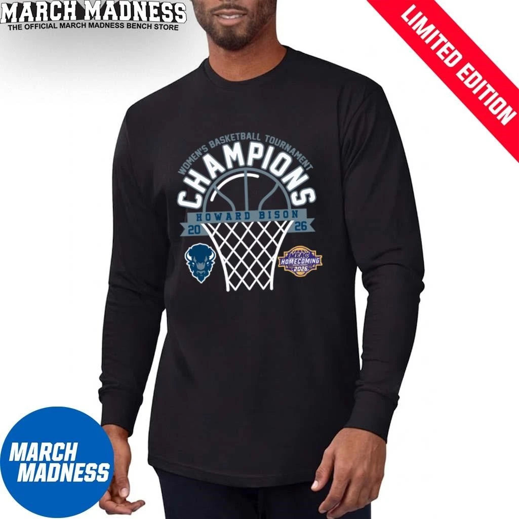 Official Howard Bison 2026 MEAC Women’s Basketball Tournament Champions Shirt
