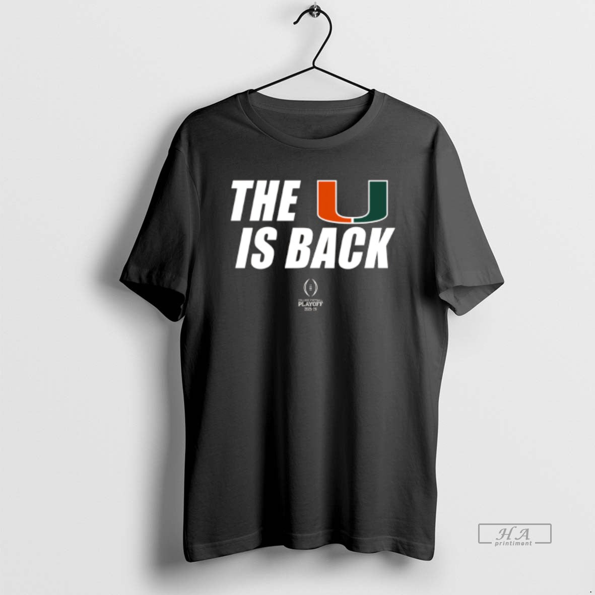 Official Hurricanes The U Is Back Black Men Teemoonley Men T-Shirts, Hoodie, Sweatshirt | HypeCrazeTee.com