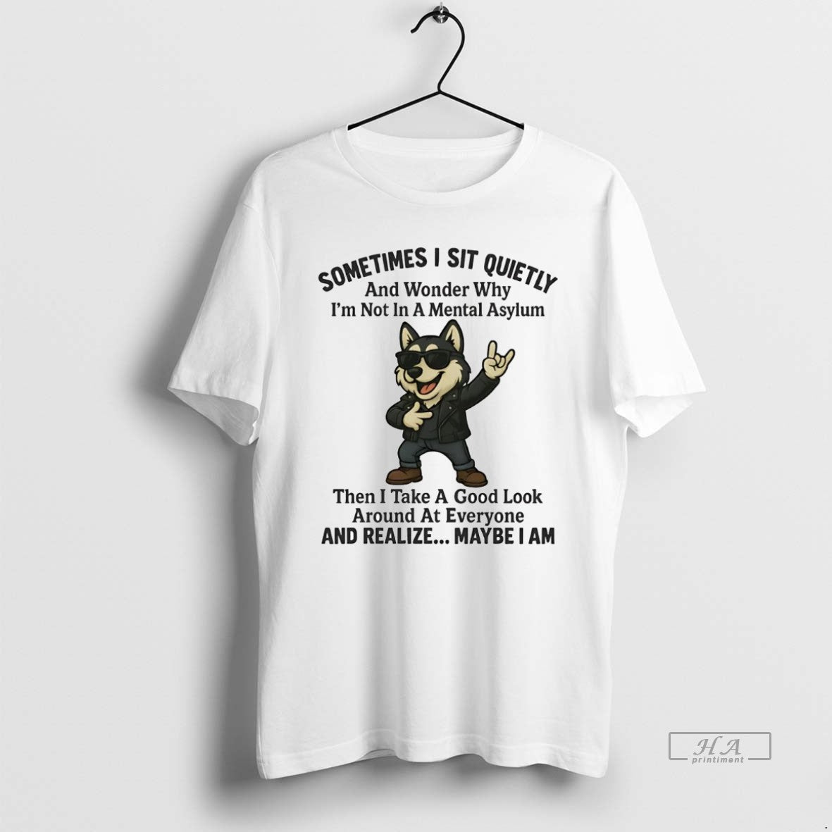 Official Husky Sometimes I Sit Quietly Wonder Why And Realize Maybe I Am T-Shirts, Hoodie, Sweatshirt | HypeCrazeTee.com