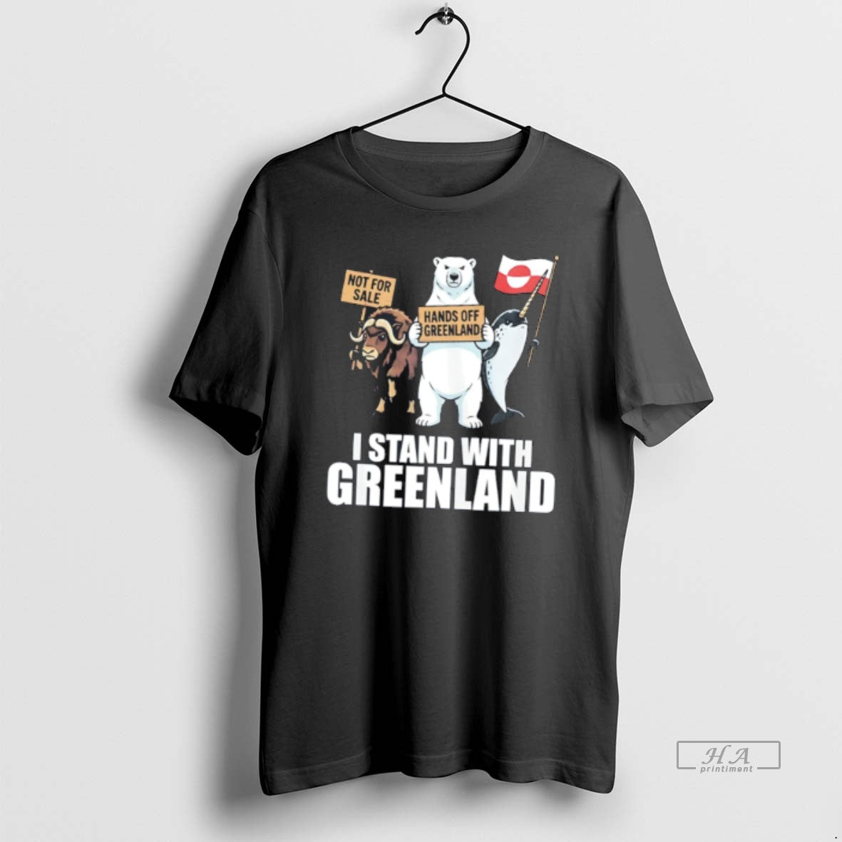 Official I Stand With Greenland Not For Sale Hands Of Greenland Tee Hoodie, Sweatshirt | HypeCrazeTee.com