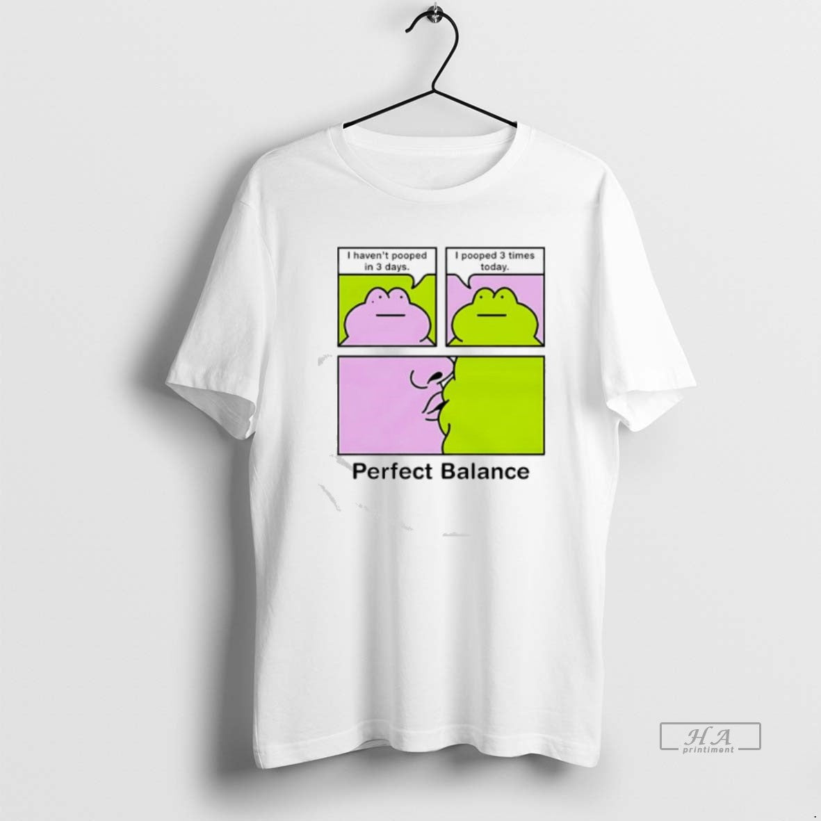 Official I Havent Pooped In 3 Days I Pooped 3 Times Today Perfect Balance T-Shirts, Hoodie, Sweatshirt | HypeCrazeTee.com