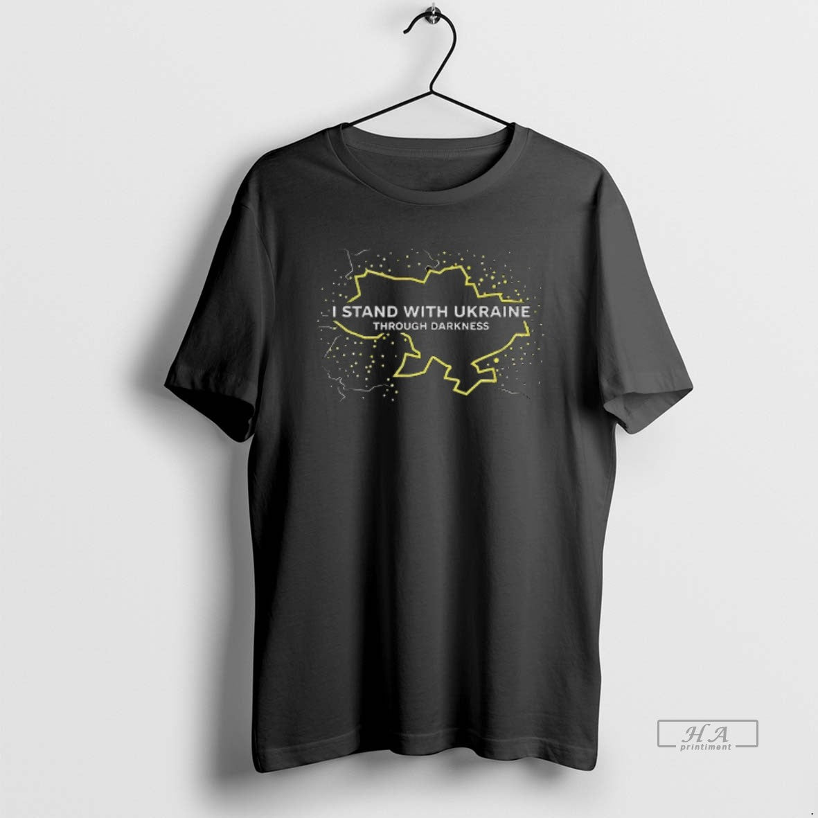 Official I Stand With Ukraine Through Darkness T-Shirts, Hoodie, Sweatshirt | HypeCrazeTee.com