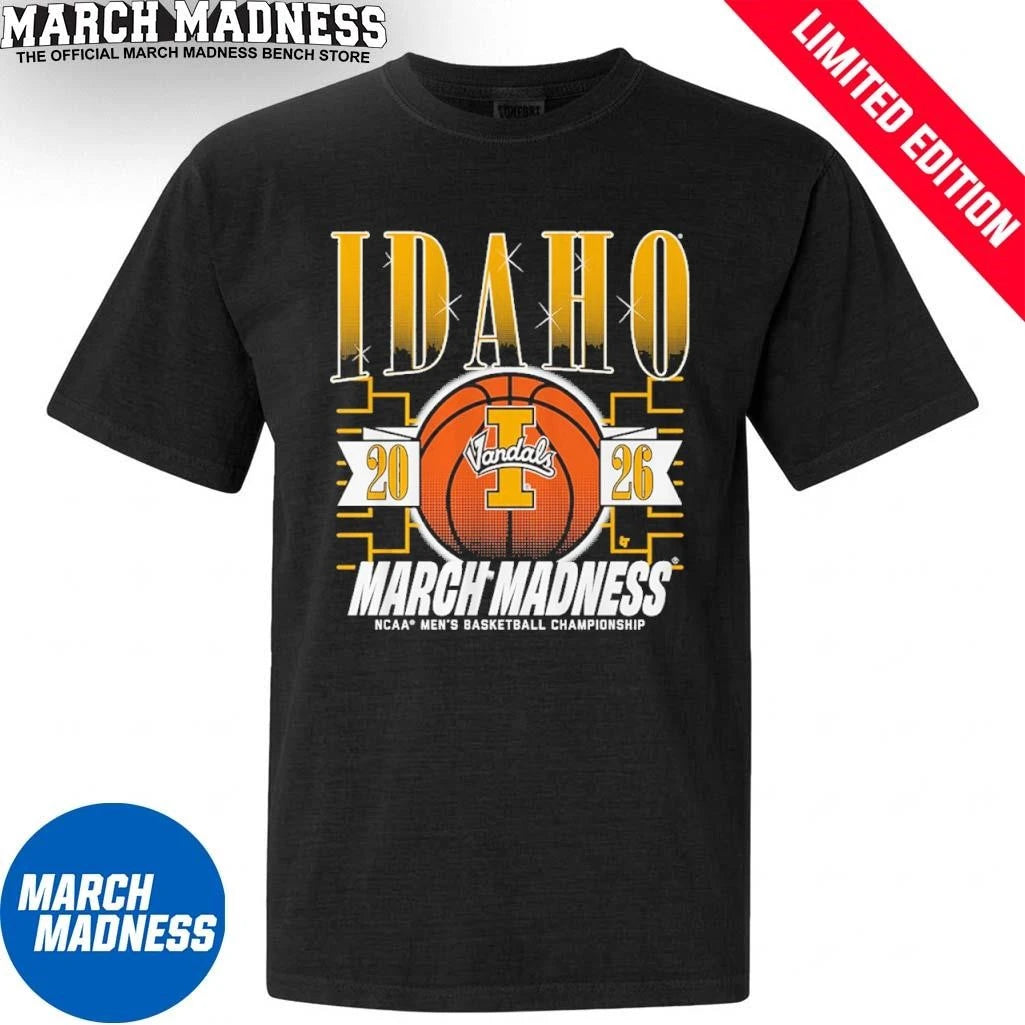 Official Idaho Vandals MBB 2026 March Madness Shirt