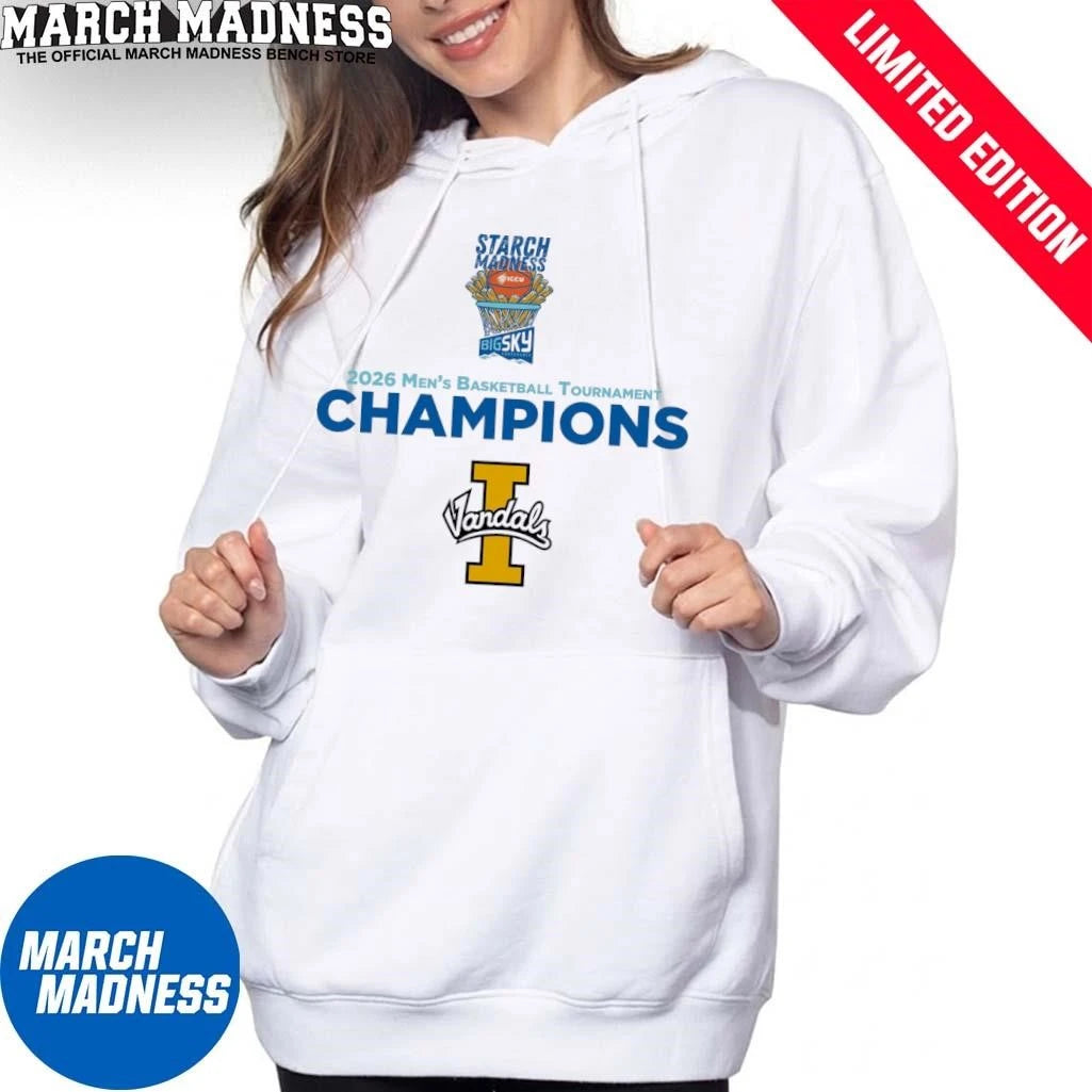 Official Idaho Vandals Women’s Basketball 2026 Big Sky Tournament Champions T-Shirt
