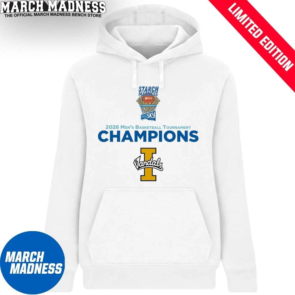 Official Idaho Vandals Women’s Basketball 2026 Big Sky Tournament Champions T-Shirt