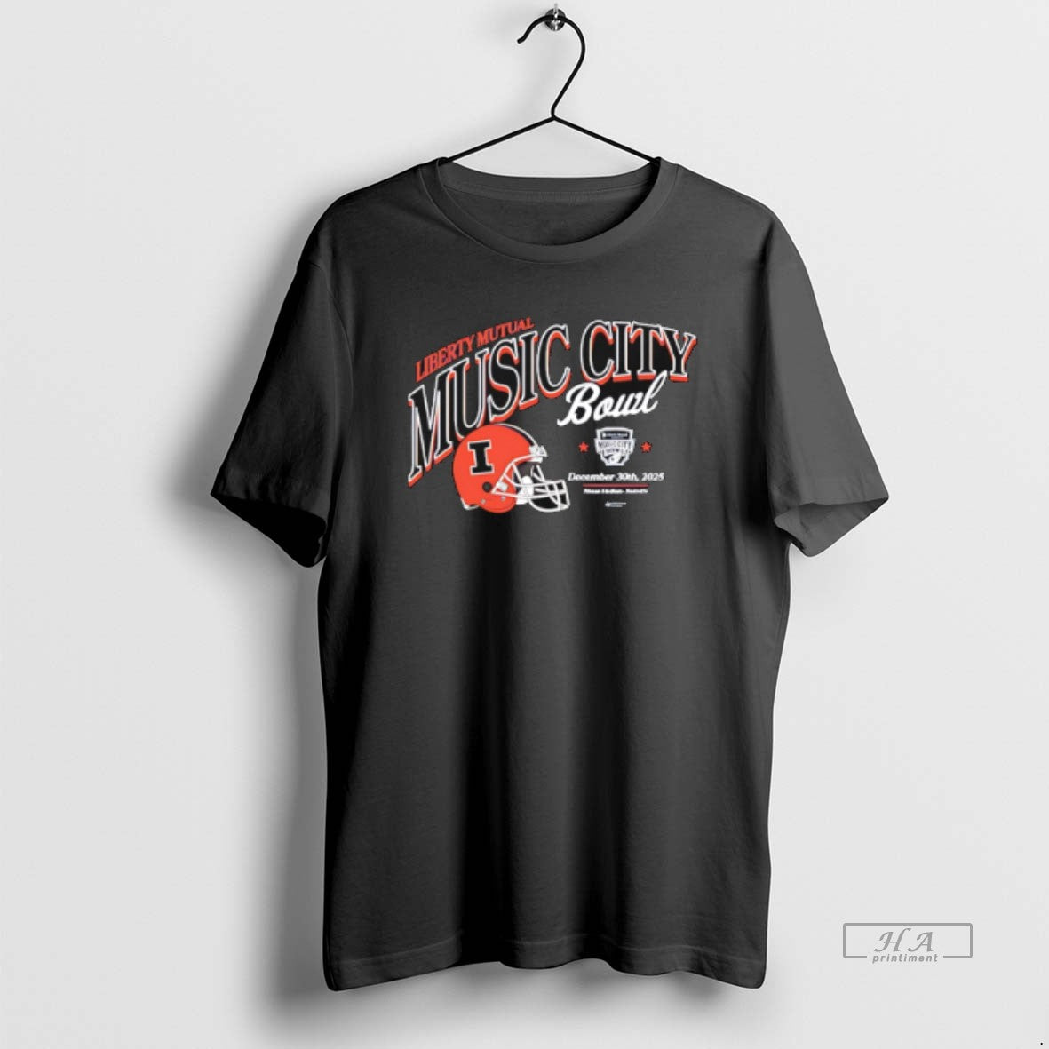 Official Illinois Fighting Illini 2025 Liberty Mutual Music City Bowl T-Shirts, Hoodie, Sweatshirt | HypeCrazeTee.com