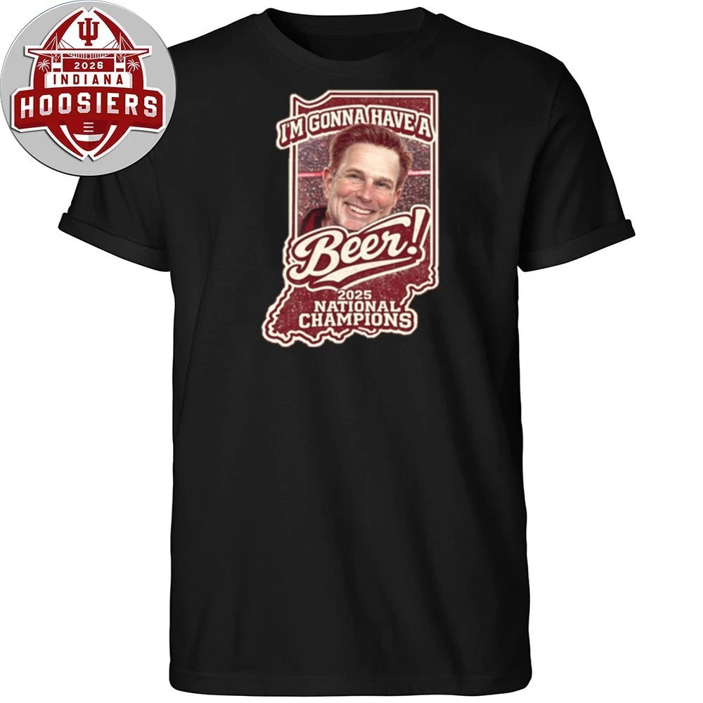 Official I’m Gonna Have a Beer Indiana Map T-Shirt