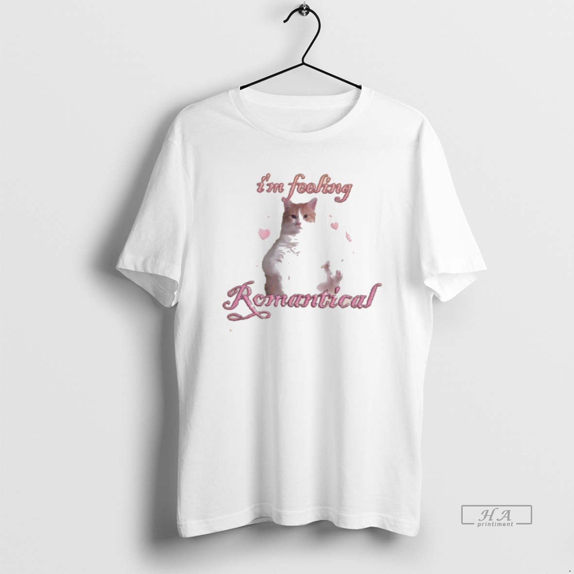 Official Im Feeling Romantical Cat Tee Hoodie, Sweatshirt | HypeCrazeTee.com