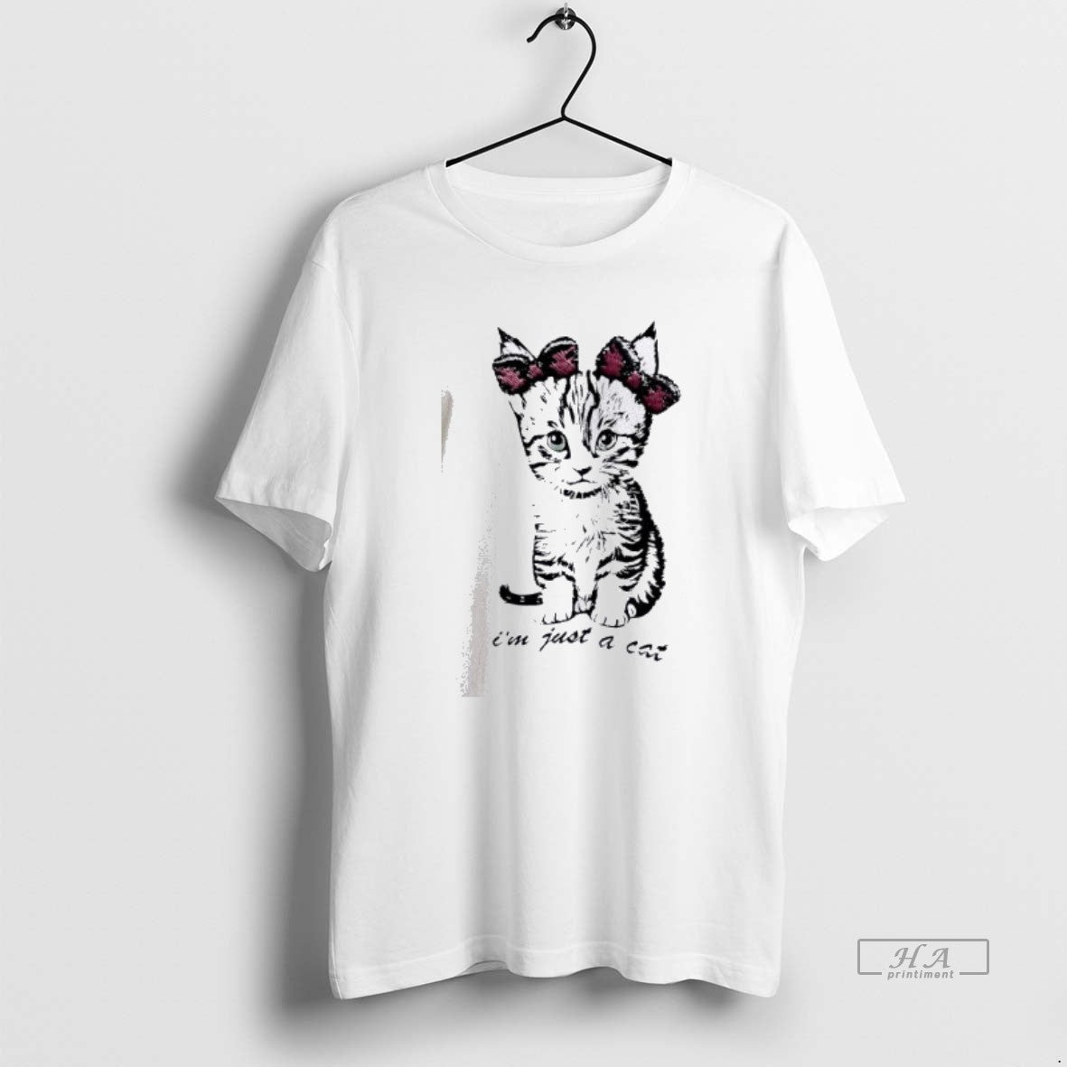 Official Im Just A Cat Wear A Bow Tie Cute T-Shirts, Hoodie, Sweatshirt | HypeCrazeTee.com