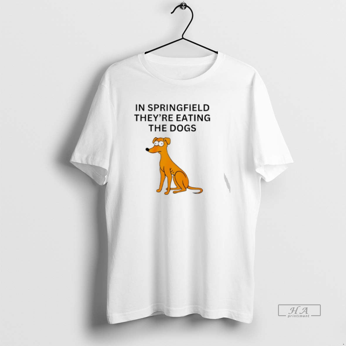 Official In Springfield Theyre Eating The Dogs T-Shirts, Hoodie, Sweatshirt | HypeCrazeTee.com