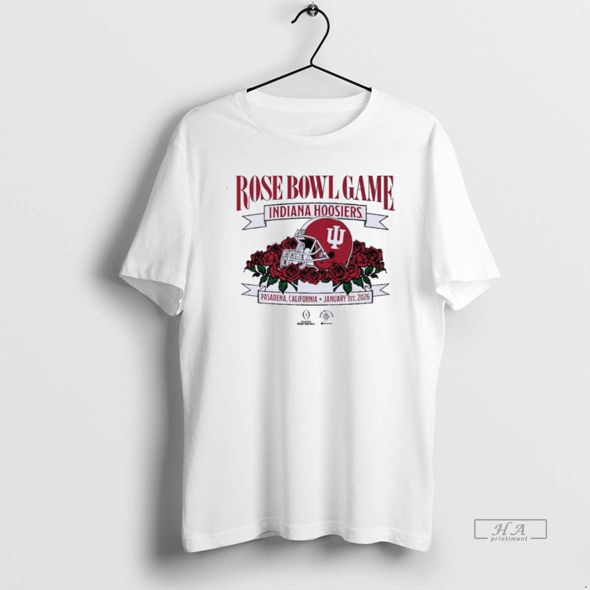 Official Indiana Football 2025 Rose Bowl Game Jan 1st Pasadena Ca T-Shirts, Hoodie, Sweatshirt | HypeCrazeTee.com