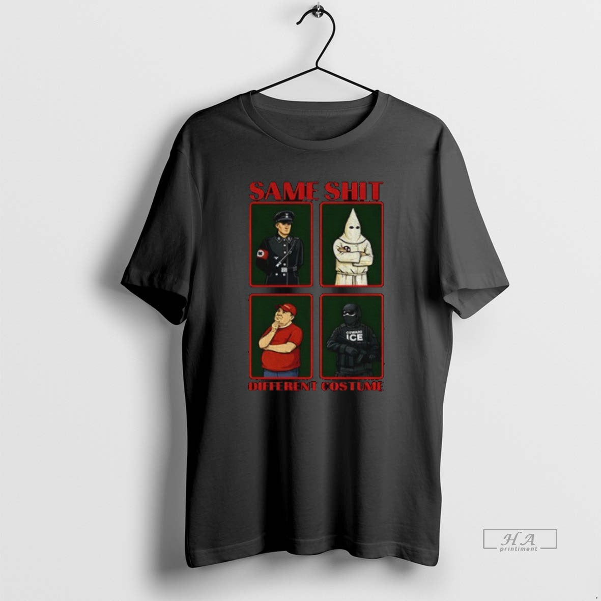 Official Kkk Maga Same Shit Different Costume Graphic T-Shirts, Hoodie, Sweatshirt | HypeCrazeTee.com