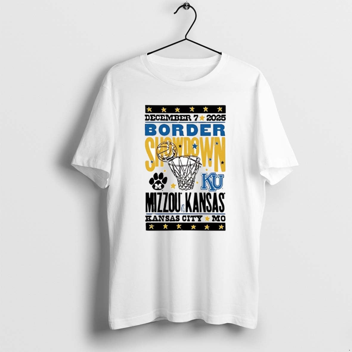 Official Kansas Jayhawks And Missouri Tigers 2025 Border Showdown T-Shirts, Hoodie, Sweatshirt | HypeCrazeTee.com