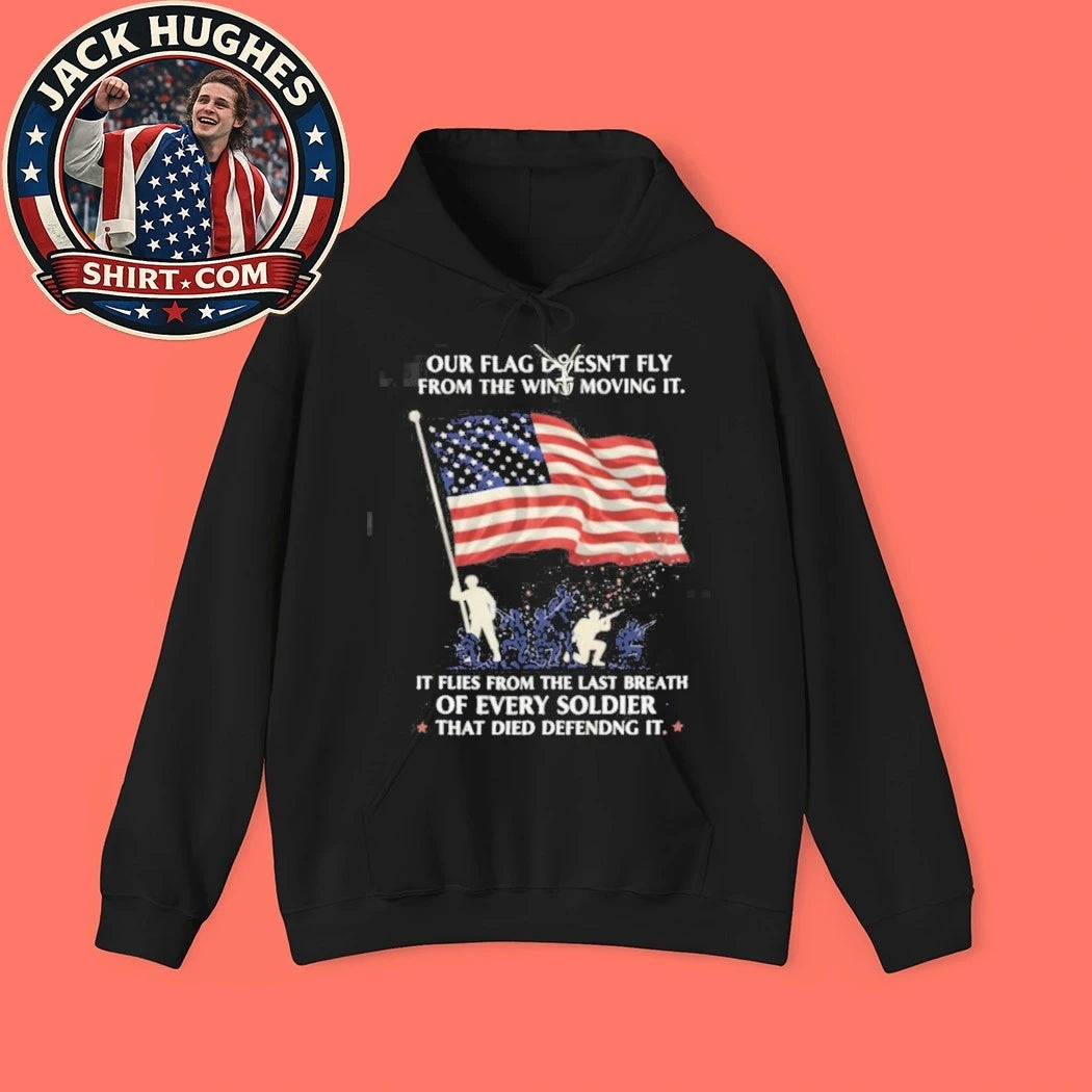 Official Last Breath Of Every Soldier American Flag Patriotic Memorial Shirt