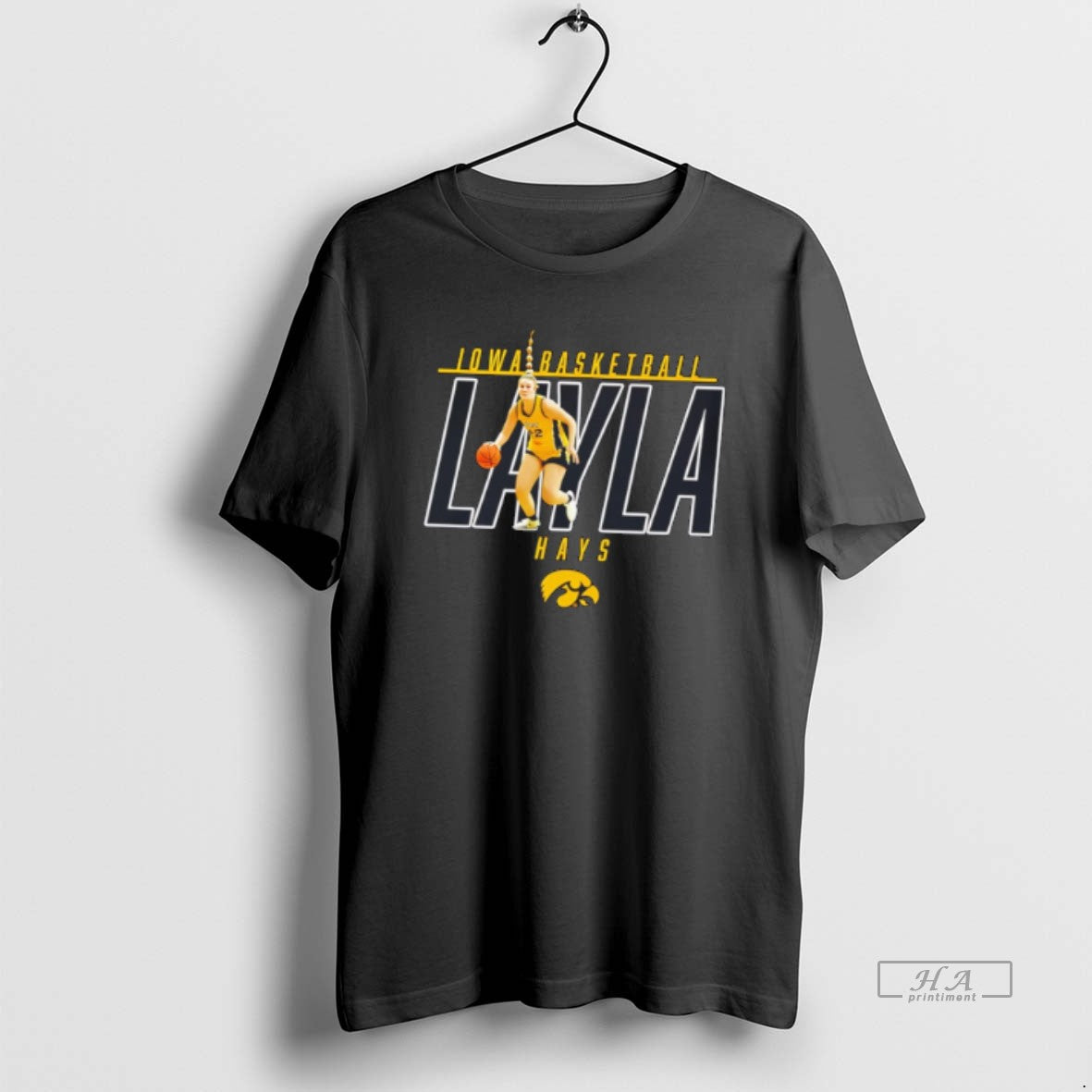 Official Layla Hays Iowa Hawkeyes Illustrated Tee Hoodie, Sweatshirt | HypeCrazeTee.com