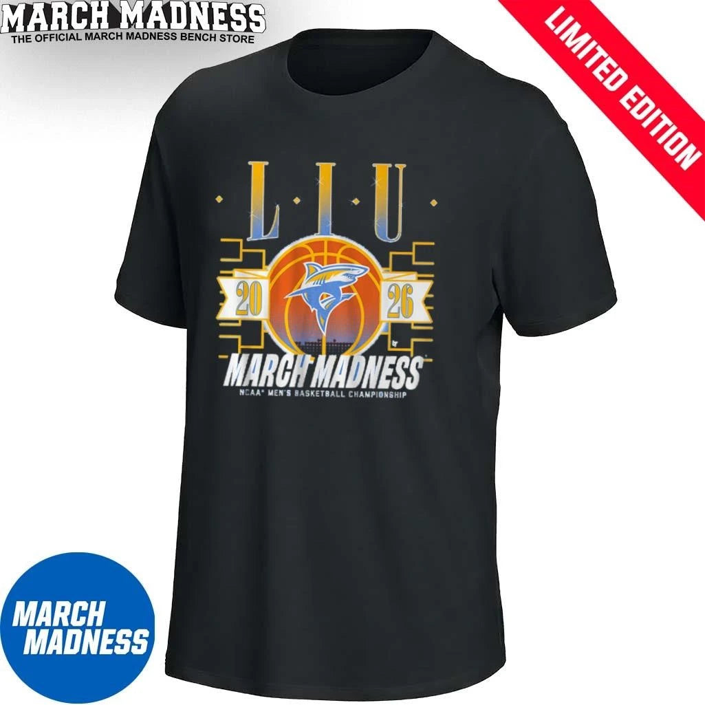Official Long Island Sharks MBB 2026 March Madness Shirt