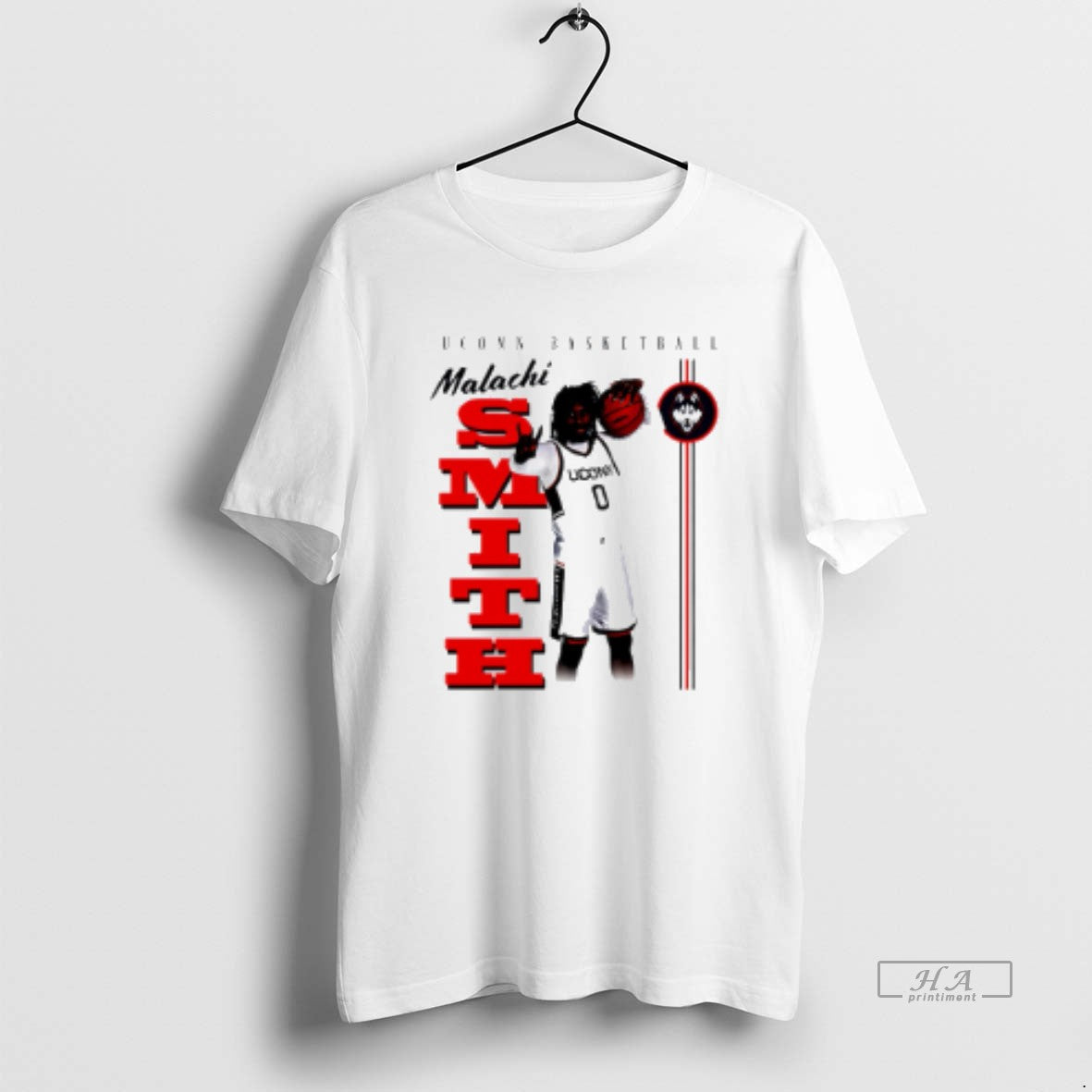 Official Malachi Smith Uconn Huskies Illustrated T-Shirts, Hoodie, Sweatshirt | HypeCrazeTee.com