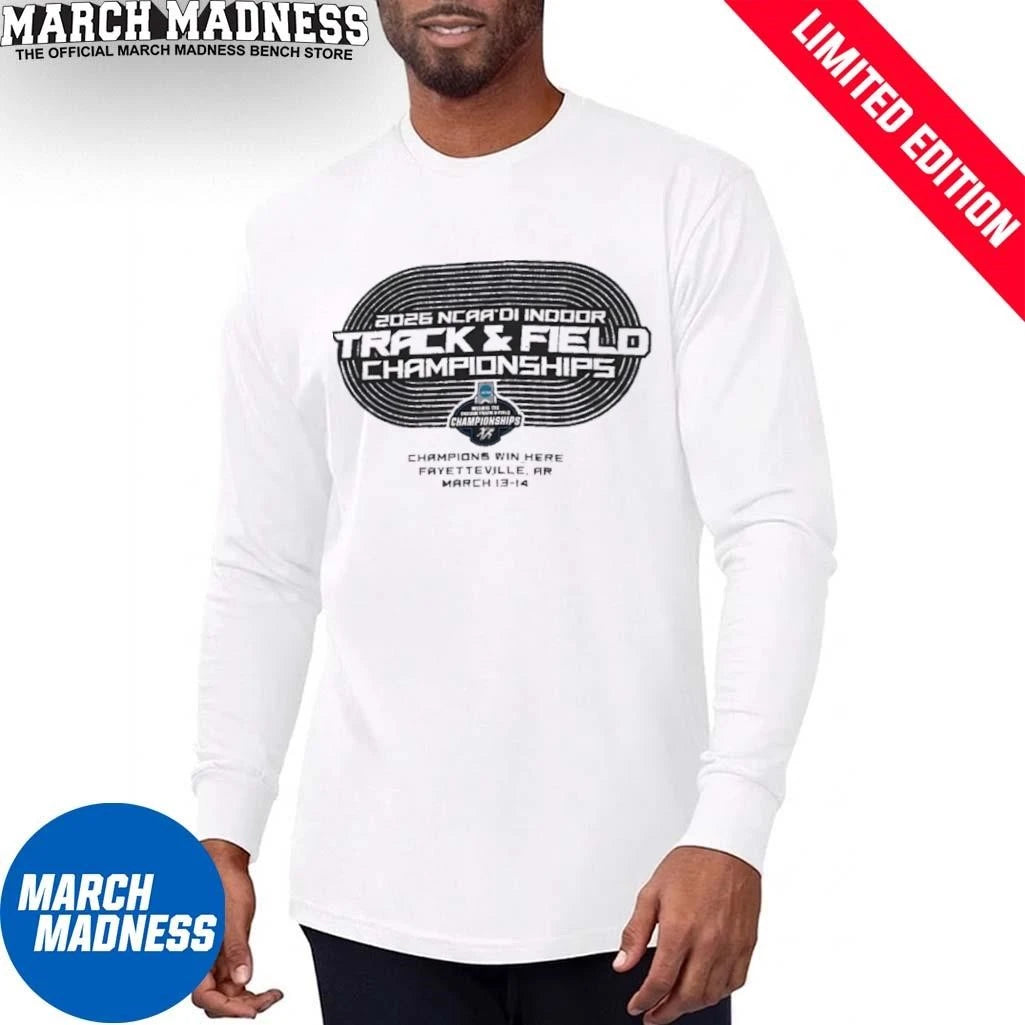 Official March 13-14 Division I Indoor Track &amp; Field Final T-Shirt