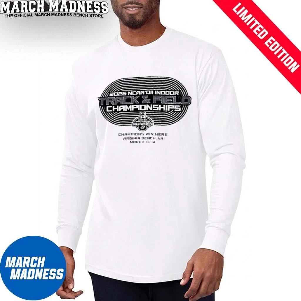 Official March 13-14 Division II Indoor Track &amp; Field Final Shirt