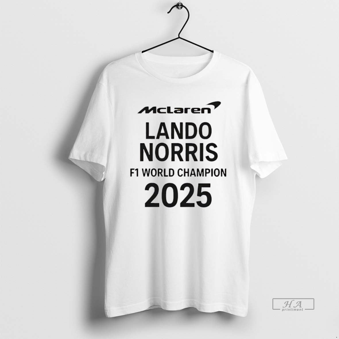 Official Mclaren Lando Norris F1 World Champion 2025 T-Shirts, Hoodie, Sweatshirt | HypeCrazeTee.com