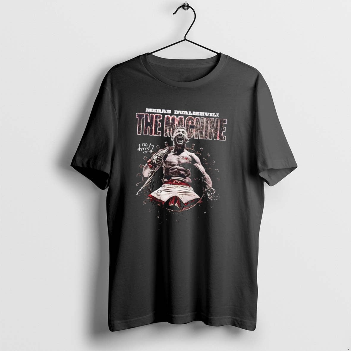 Official Merab Dvalishvili The Machine T-Shirts, Hoodie, Sweatshirt | HypeCrazeTee.com